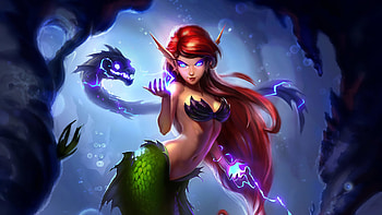 Blood Evil Ariel, artist, artwork, artstation HD wallpaper