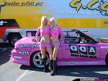 Beautys With Pink, pink, model, car HD wallpaper