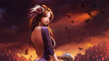 Legend Of The Cryptids Fantasy, legend-of-the-cryptids, games, artstation, fantasy-girls HD wallpaper