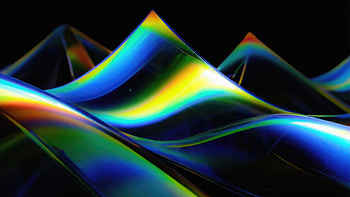 Luminous Peaks Abstract, abstract, artist, artwork, digital-art, artstation HD wallpaper