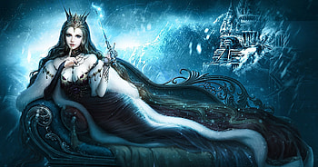 The Secret, sorceress, beautiful, queen, secret, ice HD wallpaper