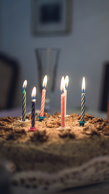 Happy Birtay, Candles HD phone wallpaper