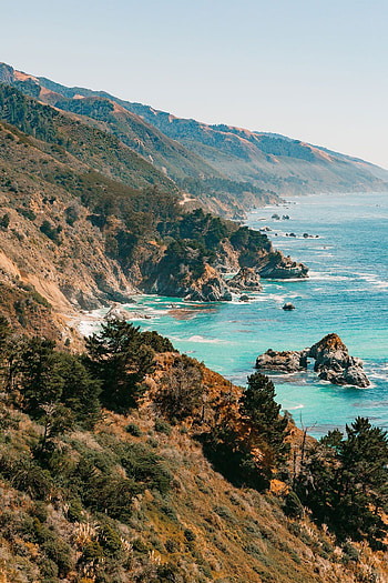California coastal beauty, Travel adventures, Big Sur wonder, Natural wonders HD phone wallpaper