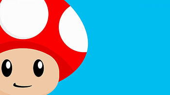 Mario-mushroom-vector-- HD wallpaper