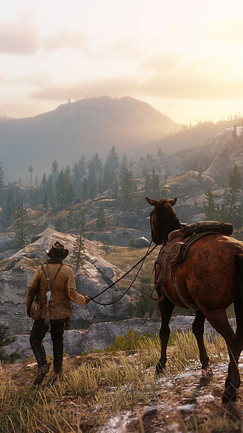 Red Dead Redemption 2, Stunning games screenshot, Gaming artistry HD phone wallpaper