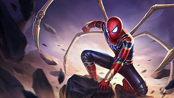 Iron Spider Artwork HD wallpaper