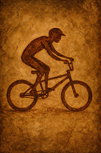 BMX Rider Silhouette – Dynamic BMX Art for Your Screen, bicycle HD phone wallpaper