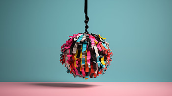 Colorful Piñata, Piñata, colorful, Festive, decoration, party HD wallpaper