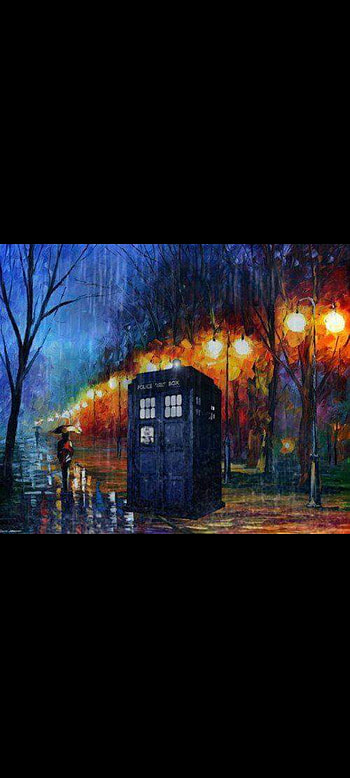Dr. Who, automotive lighting, Tardis HD phone wallpaper