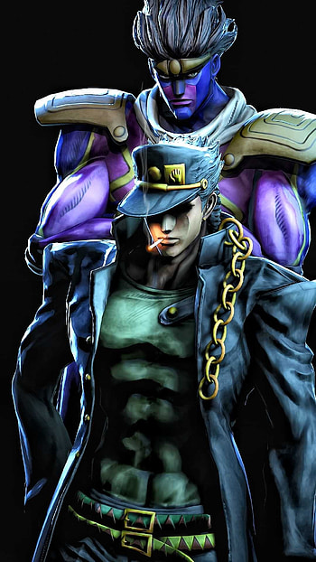 Star Platinum, Stand power, Jojo's Bizarre Adventure, Anime HD phone wallpaper