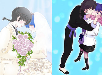 love chain reaction, braid, couple, love, dream HD wallpaper