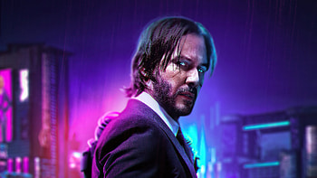 Cyberpunk 2077, John Wick HD wallpaper