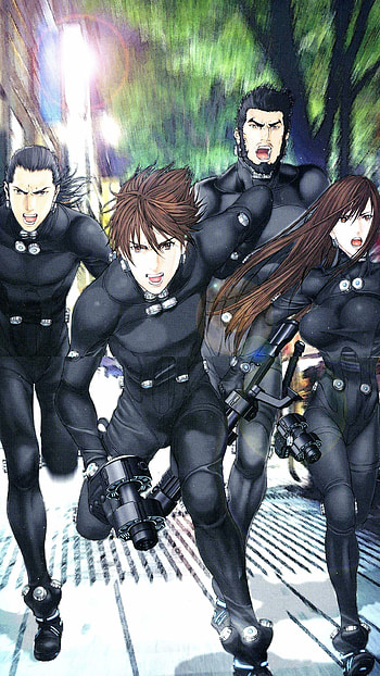 Gantz, Dark backgrounds, Action-packed series, Thrilling story HD phone wallpaper