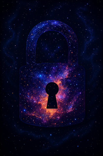 Unlock the Cosmos — Galaxy Lock HD phone wallpaper