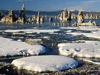 winter beach, winter, beach HD wallpaper