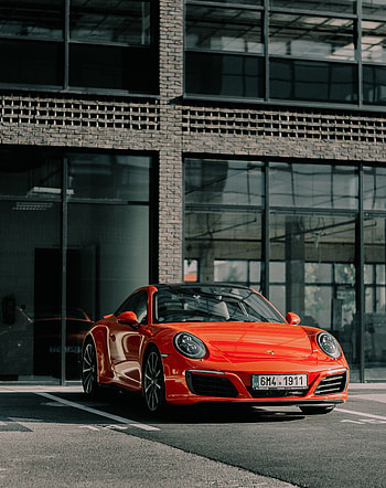 Sports, Porsche, Cars, Car, Front View, Machine, Sports Car, Porsche 911 HD phone wallpaper