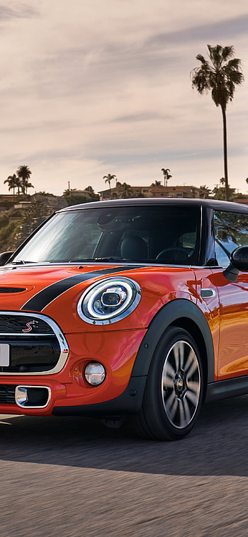 Orange MINI Cooper S, , 14a3813c HD phone wallpaper