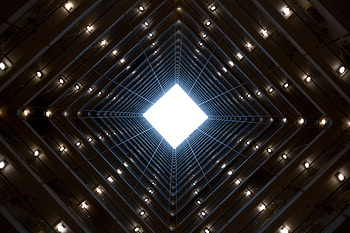 Walls, Architecture, Building, Shine, Light, Miscellanea, Miscellaneous, Symmetry, Multi-Storey, Multistory, Mine HD wallpaper