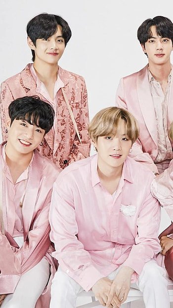 Bts Group , Pink HD phone wallpaper