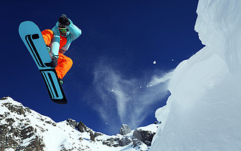 Mountain Skiing , mountain, skiing, sports HD wallpaper