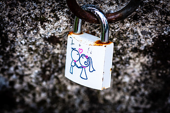 Love, Lock, Feelings, Iron, Rust HD wallpaper
