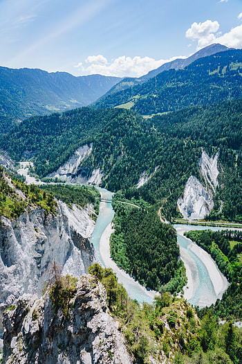 Landscape, Nature, Rivers, Trees, Rocks, Road HD phone wallpaper