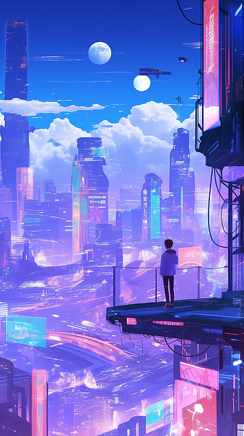 Futuristic Cyberpunk , cyberpunk, futuristic HD phone wallpaper
