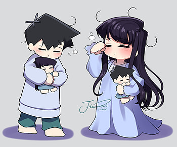 Tadano Hitohito & Komi Shouko, Komi Shouko, Tadano Hitohito, Anime, Komi Can't Communicate HD wallpaper
