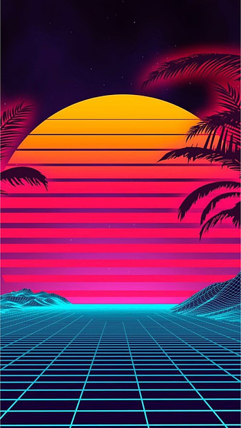 Neon, red HD phone wallpaper