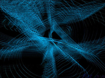 emboss blue on black, swoosh, vortex, 3d, blues HD wallpaper