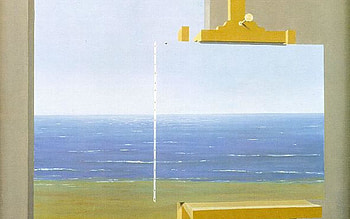 Magritte surrealist, Unique artistic style, Symbolic narrative, Intriguing motifs HD wallpaper
