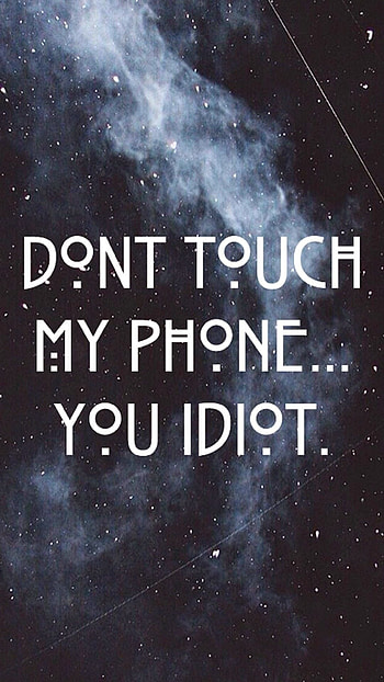 Don't Touch My , Mobile Warning Lock, Screen HD phone wallpaper