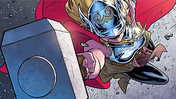 Female Mighty Thor, Jane Foster, Mjolnir art, Comics HD wallpaper