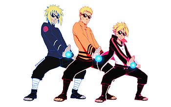 Anime - Boruto Boruto Uzumaki Naruto Uzumaki Minato Namikaze HD wallpaper