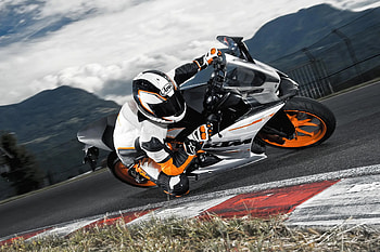 KTM RC, KTM RC390, Asphalt Rubber HD wallpaper