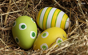 Easter Eggs, Colourful, Eggs, Easter HD wallpaper