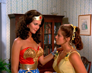 Wonder Woman and Drusilla, Drusilla, Wonder Woman, Debra Winger, Lynda Carter, WW HD wallpaper