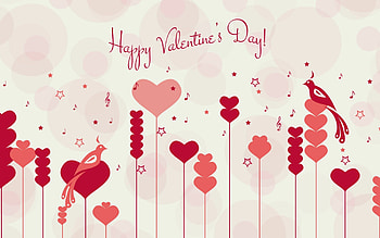 Valentine's Day backgrounds, Love-filled atmosphere, Dreamy aesthetics, Passionate love HD wallpaper