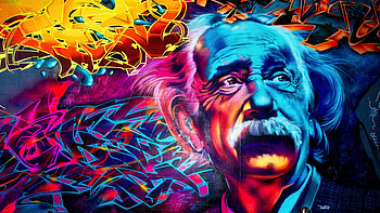 Einstein, Pop Art HD wallpaper