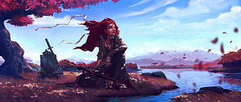 Redhead Anime Girl , anime-girl, anime, artist, artwork, digital-art HD wallpaper
