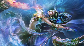 Fantasy Girl , Artwork, Underwater, Girl, Fantasy HD wallpaper