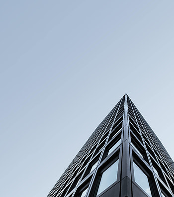 Sky, Building, Minimalism, Bottom View, Angle, Corner HD phone wallpaper