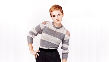 Emma Watson, short hair, beautiful, actress HD wallpaper