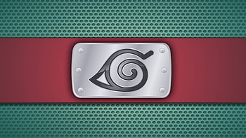 Konoha Symbol, Anime emblem, Leaf Village insignia, Naruto franchise HD wallpaper