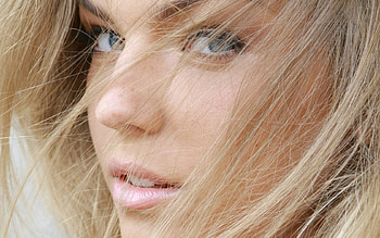 Blonde, model, lady, pretty HD wallpaper
