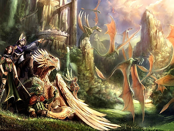 Fantasy, Dragons HD wallpaper