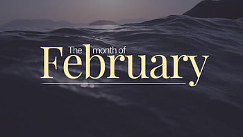 The Month Of February Ocean Background February HD wallpaper