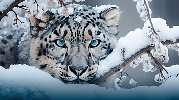 Majestic Snow Leopard, Animal, snow leopard HD wallpaper