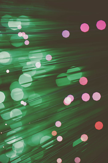 Macro, Glare, Glow, Thread, Bokeh, Boquet, Optical Fiber HD phone wallpaper