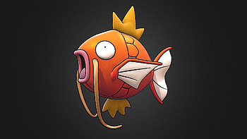 Magikarp , Colorful artwork, Majestic undersea creature, Determination HD wallpaper